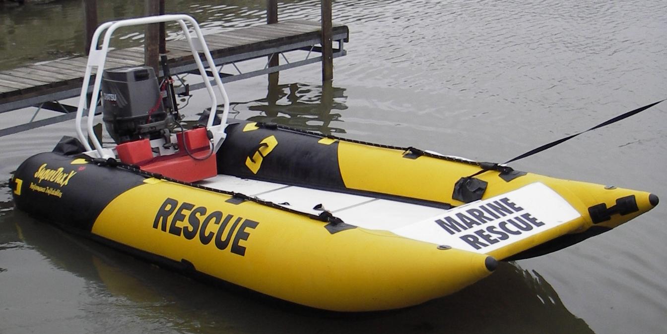 Superduxx / Seawolf Inflatables are so stable they are often used as rescue boats